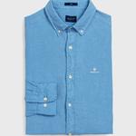 GANT Men's Dyed Linen Slim Fit Shirt