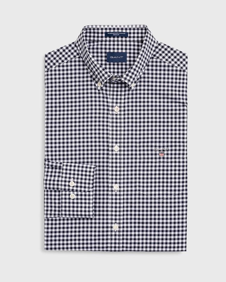 GANT Men's Broadcloth Gingham Regular Fit Shirt