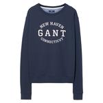 GANT Kadın Lacivert Logolu Sweatshirt