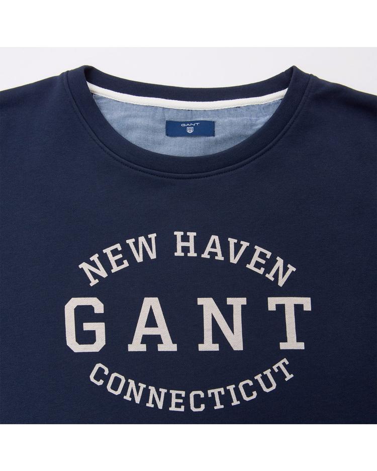 GANT Kadın Lacivert Logolu Sweatshirt
