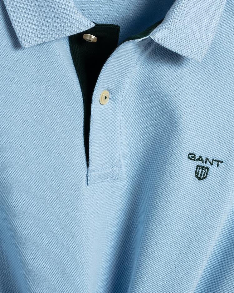 GANT Men's Contrast Collar Pique Rugger