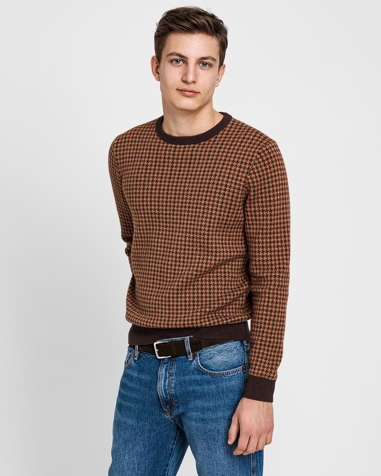 GANT Men's Check Sweater
