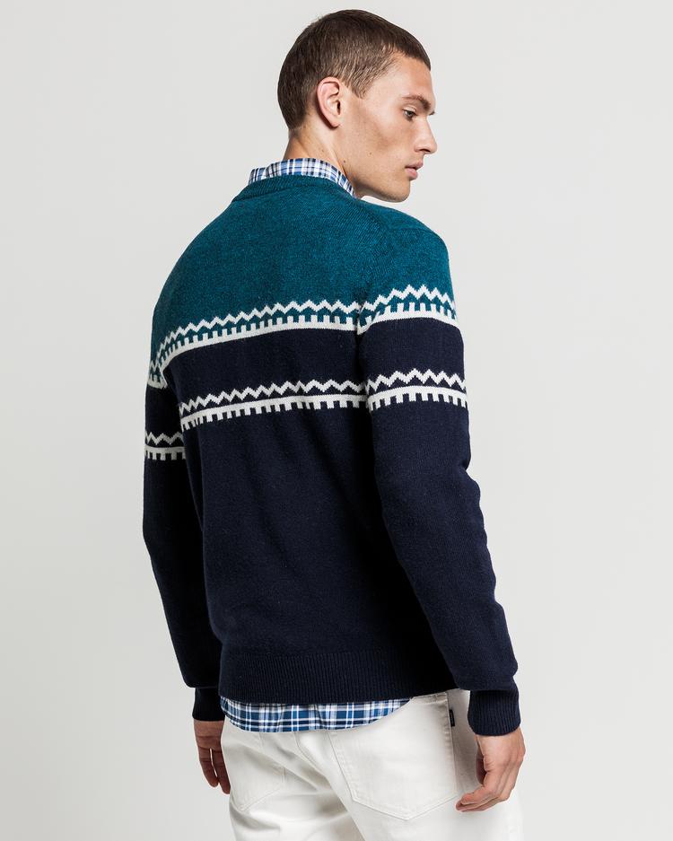 GANT Men's Holiday Stripe Sweater