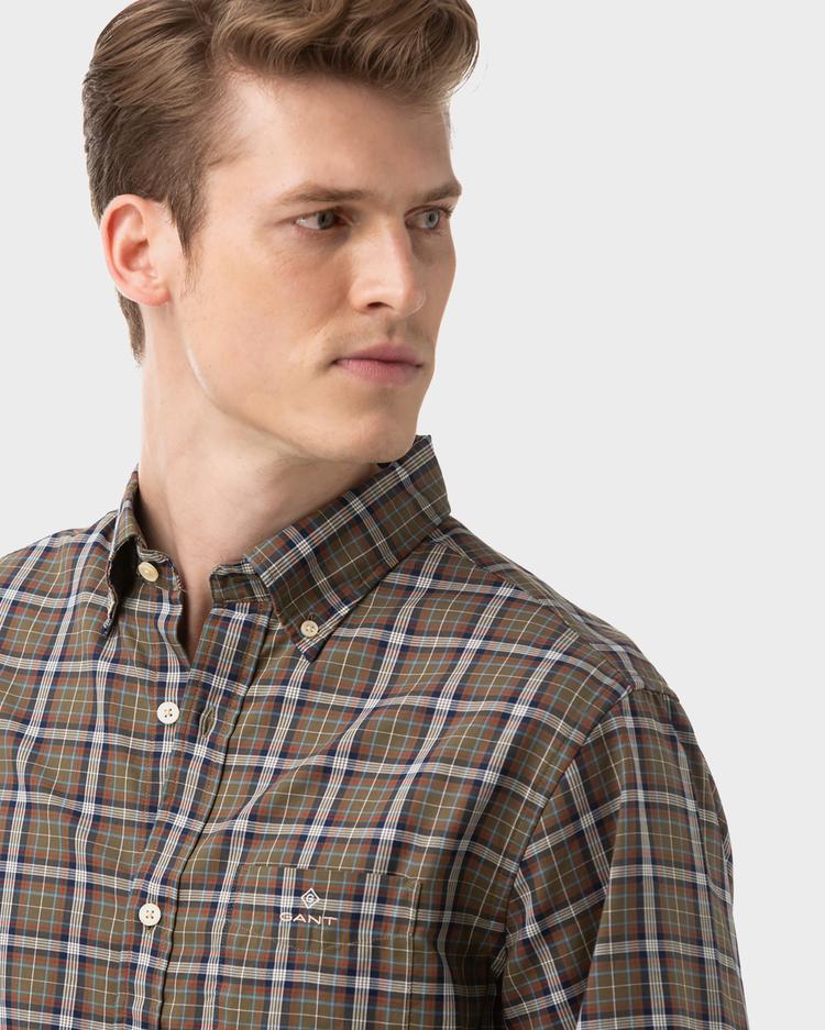 GANT Men's Oxford Check Regular Fit Shirt