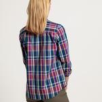GANT Women's Indigo Checked Broadcloth Shirt