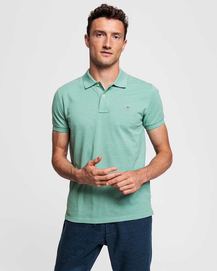 GANT Men's Original Slim Fit Piqué Polo Shirt 2202 | GANT