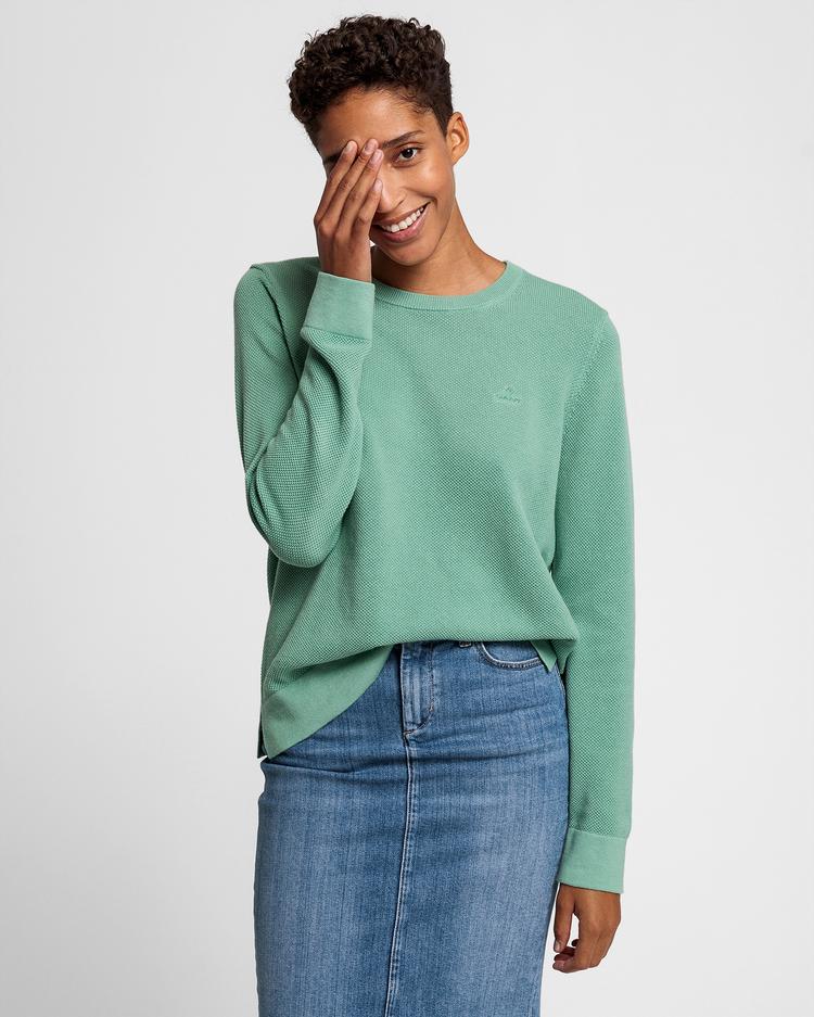 GANT Women's Cotton Pique Sweater