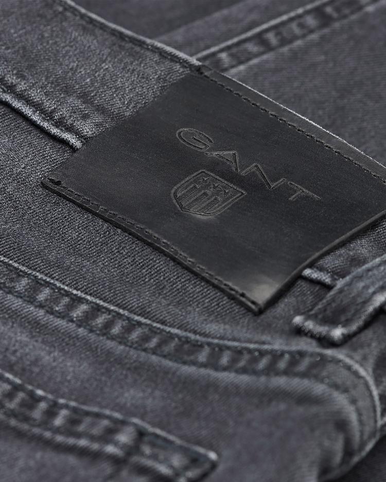 GANT Men's Slim Straight Grey Jean