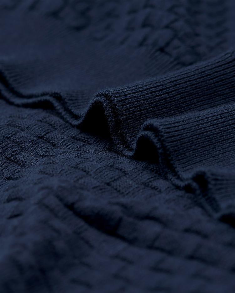 GANT sweter męski bawełniany z teksturą