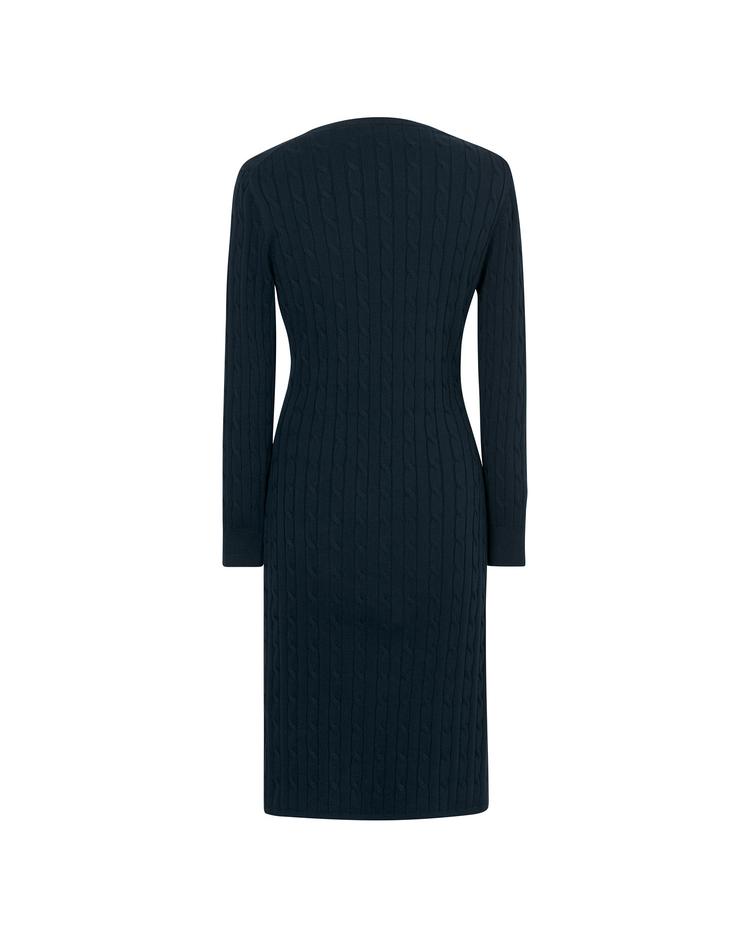 GANT sukienka damska bawełniana z elastycznej tkaniny dziana - 450942