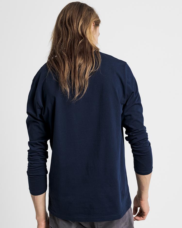 GANT Men's Graphic Long Sleeve T-Shirt