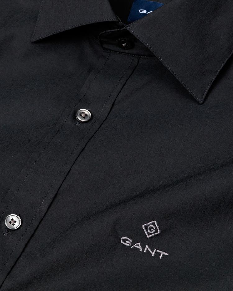 GANT koszula męska satynowa Slim Fit z elastycznej tkaniny
