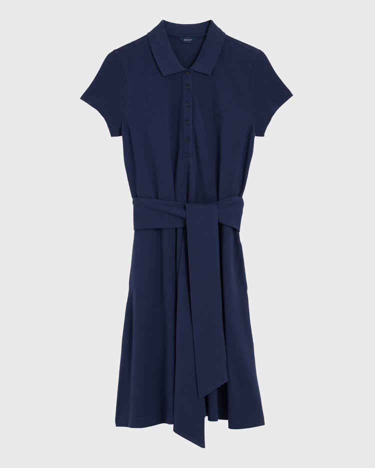 GANT Women's Oxford Pique Short Sleeve Dress