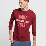 GANT Men's Graphic Long Sleeve T-Shirt