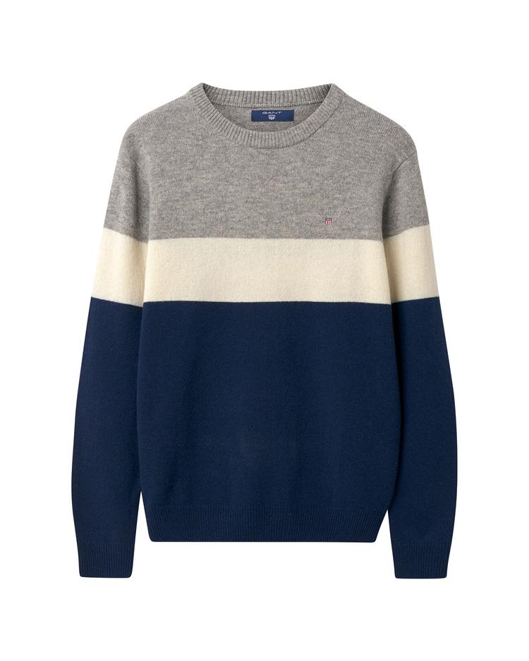 GANT Men's Colorblock Stripe Sweater