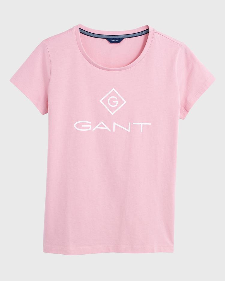 GANT Kadın Pembe Kısa Kollu T-Shirt