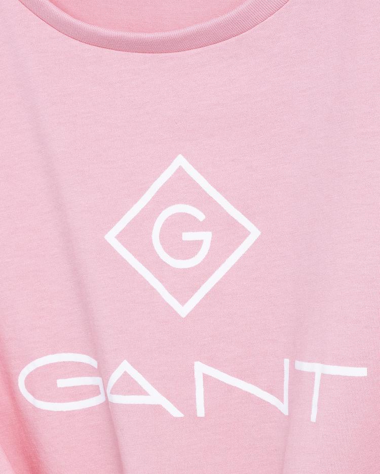 GANT Kadın Pembe Kısa Kollu T-Shirt