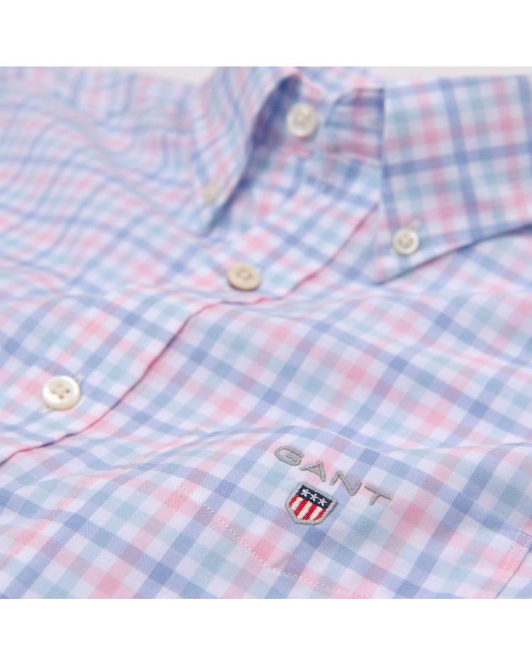GANT Men's Colorful Check Regular Broadcloth Shirt