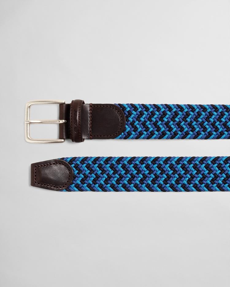 GANT Unisex Patterned Elastic Braid Belt