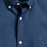 GANT Men's Tp indigo Dobby Slim Fit Broadcloth Shirts