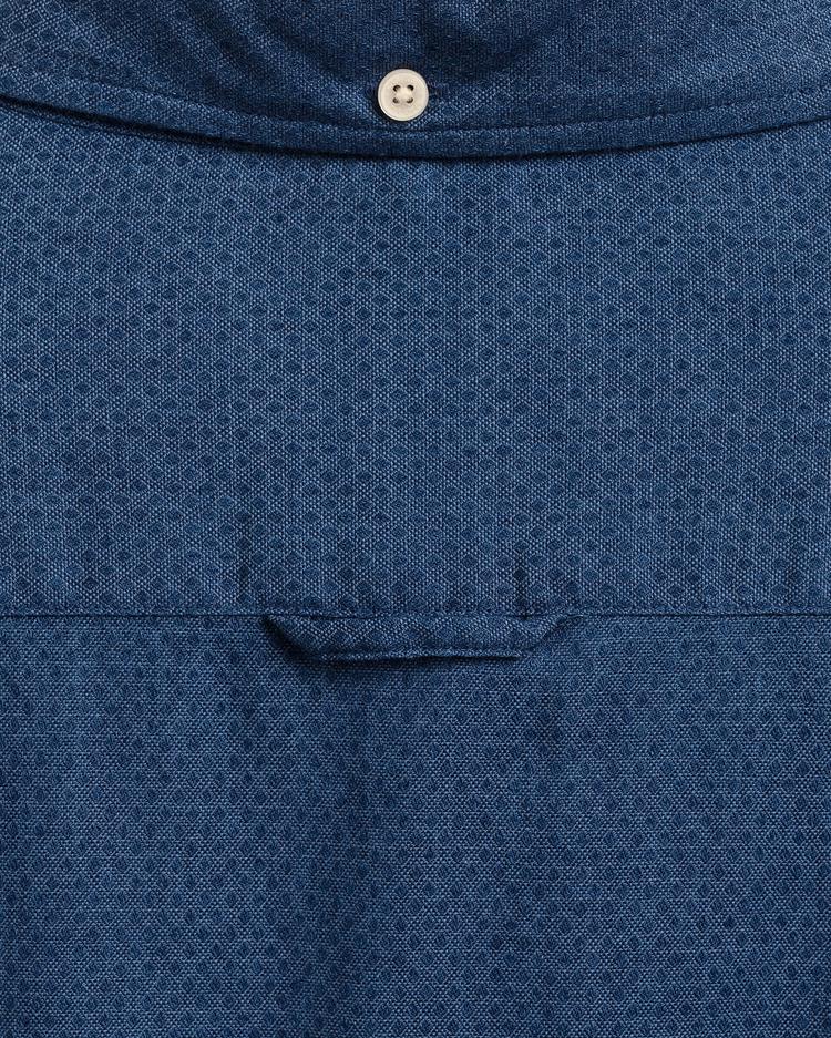 GANT Men's Tp indigo Dobby Slim Fit Broadcloth Shirts