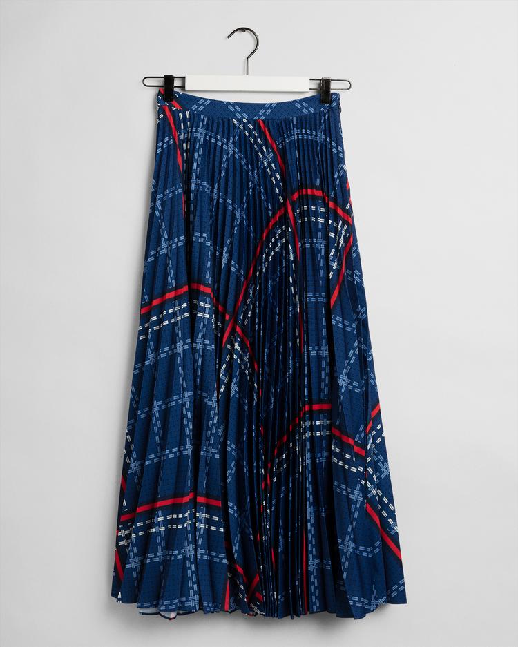 GANT Women's Signature Weave Pleated Skirt