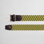 GANT Unisex Patterned Elastic Braid Belt