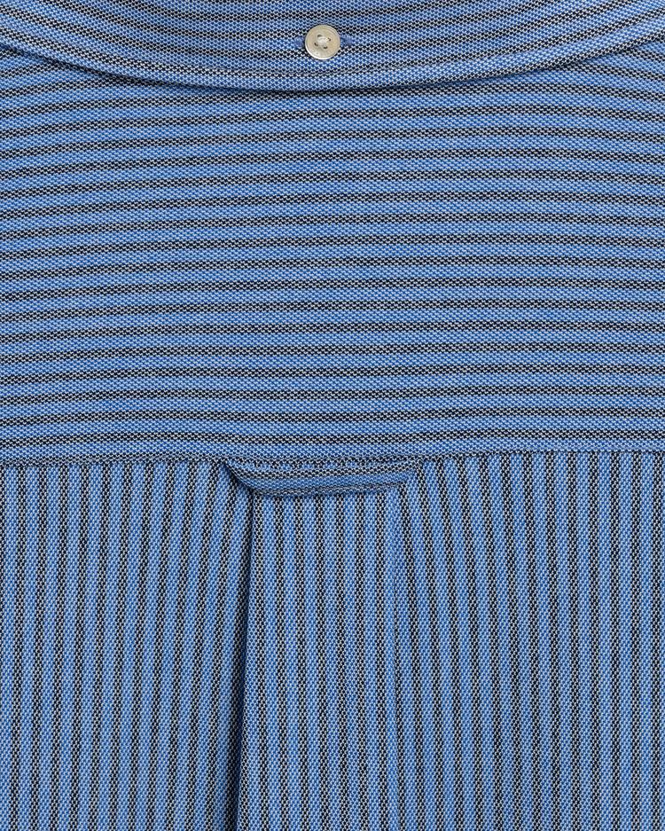 GANT Men's Tp Pique Stripe Regular Fit Broadcloth Shirts