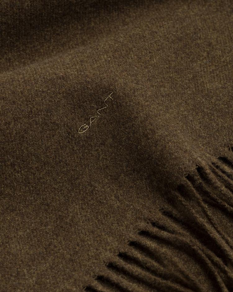 GANT Unisex Solid Wool Scarf