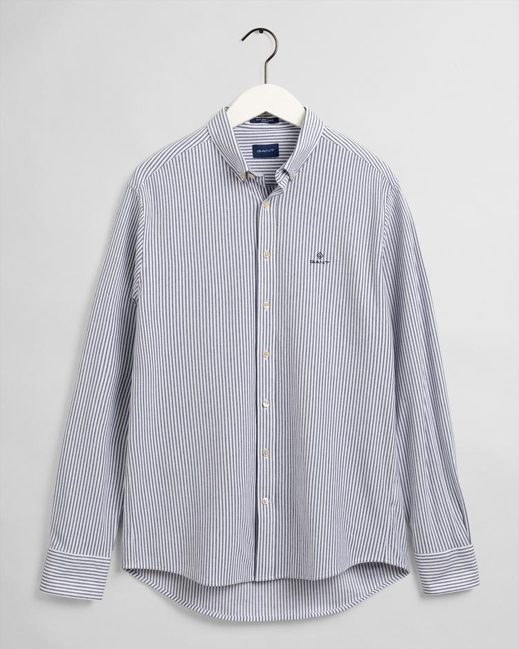 GANT Men's Tp Pique Stripe Regular Fit Broadcloth Shirts