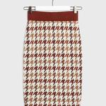 GANT Women's Checked Knitted Skirt