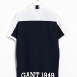 GANT Men's Nautical Pique Short Sleeve Rugger Polo