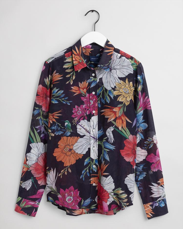 GANT Women's Humming Floral Silk Shirt