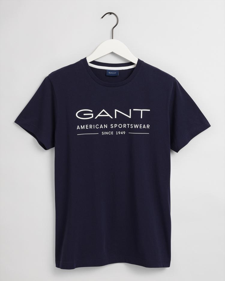 GANT męski T-shirt letni z krótkim rękawem