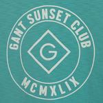 GANT męski T-shirt Sunset Club z krótkim rękawem