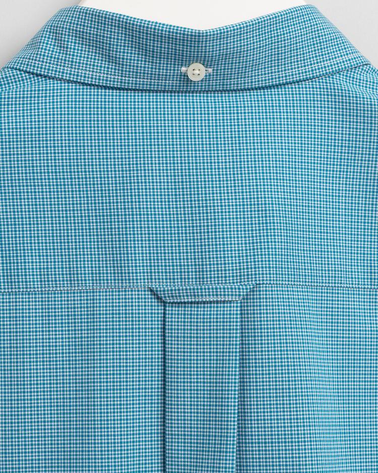 GANT męska koszula w drobną kratkę w kontrastowych kolorach Regular Fit