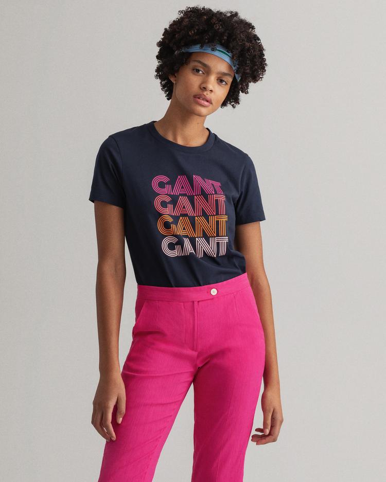 GANT Women's Gradient Graphic Short Sleeve T-Shirt