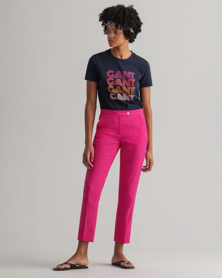 GANT damski T-shirt z krótkim rękawem z gradientową grafiką