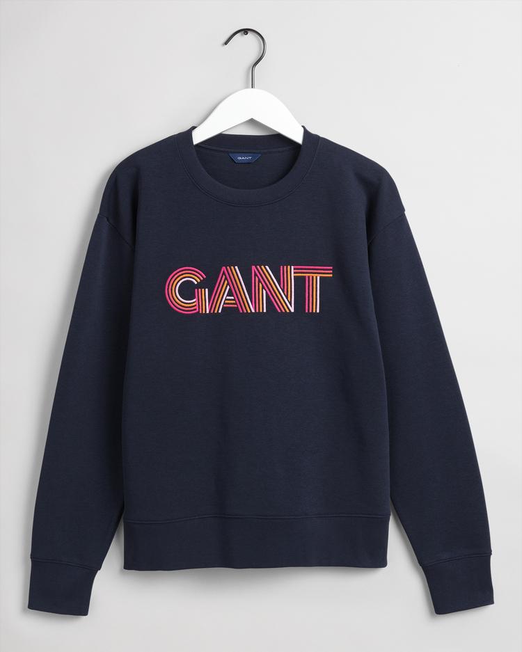 GANT Women's Gradient Graphic C-Neck Sweatshirt