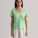 GANT Women's Sunfaded Short Sleeve V-Neck T-Shirt