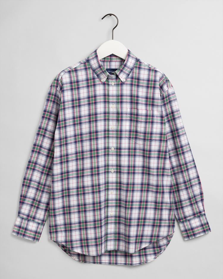 GANT Women's Flannel Check Relaxed Shirt - 4300052