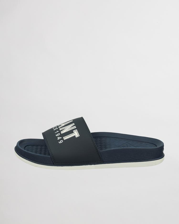 Men's navy blue Gant slippers