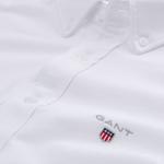 GANT Biała koszula męska o regularnym kroju Tech Prep