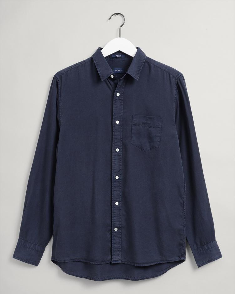 GANT Men's Regular Fit Pure Prep Garment-Dyed Lyocell Shirt - 3038130