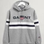 GANT Men's Relaxed Fit Retro Shield Hoodie