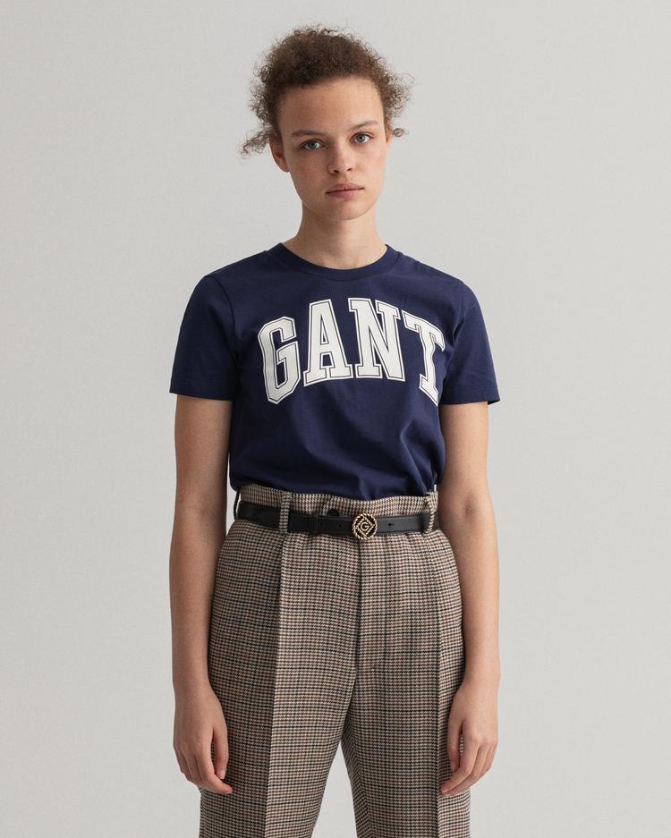 GANT damski T-shirt z motywem Fall - 4200221