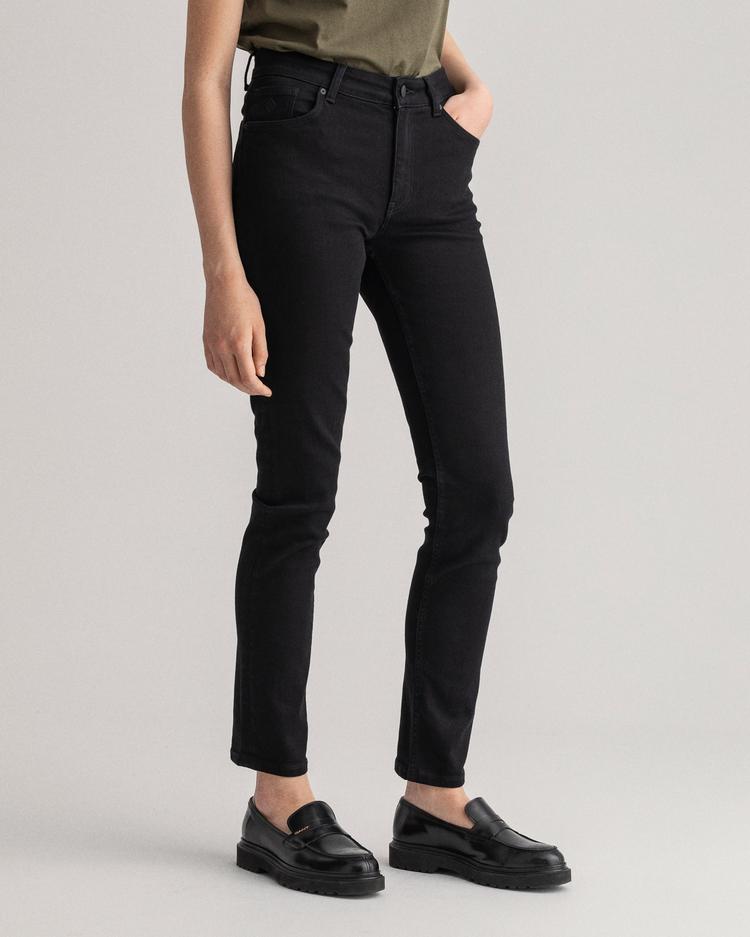 GANT damskie dżinsy Farla bardzo elastyczne Slim Fit - 4100131