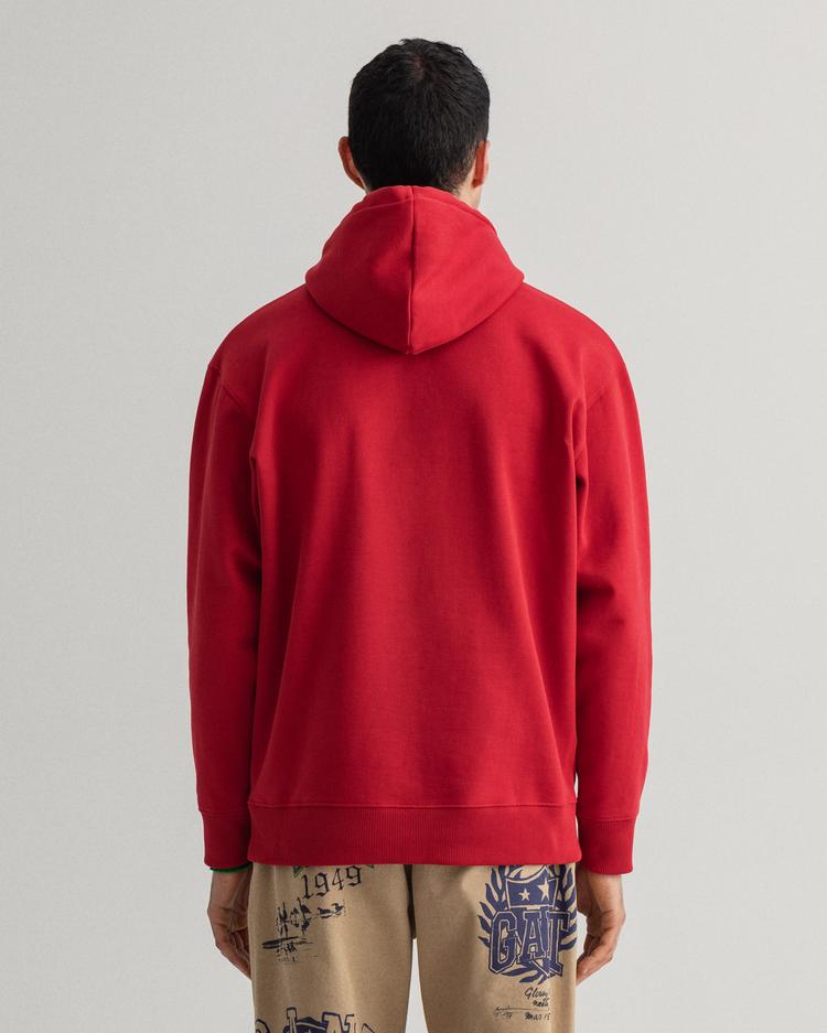 GANT Men's Relaxed Fit World Crest Hoodie - 2007026