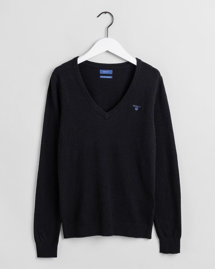 Sweater GANT Fine | 4800502 Women\'s Lambswool V-Neck GANT Extra