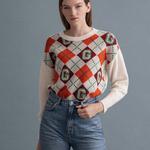 GANT damski sweter z okrągłym dekoltem Agryle
